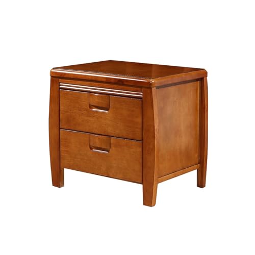 Kx9Lb8d Nachttische Aufbewahrungsschrank aus Massivholz mit Schubladen, Nachttisch Zwei, Kleiner Schrank for Wohnzimmer, Schlafzimmer, Arbeitszimmer von Kx9Lb8d