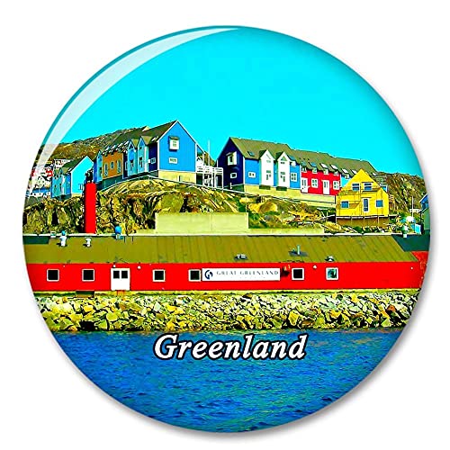 Grönland Qaqortoq Kühlschrankmagnet Dekorativer Magnet Touristische Stadt Reise Souvenir Sammlung Geschenk Starker Kühlschrank Aufkleber von Kxrsm