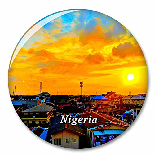 Nigeria Kühlschrank Magnete Dekorative Magnet Flaschenöffner Tourist City Travel Souvenir Collection Geschenk Starker Kühlschrank Aufkleber von Desert Eagle
