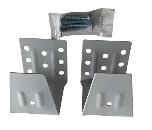 KyJyGY Low-Profile-Kopfschienenhalterung für 5,1 cm horizontale Jalousien – (2 Halterungen + 4 Schrauben) von KyJyGy Smart Accessories