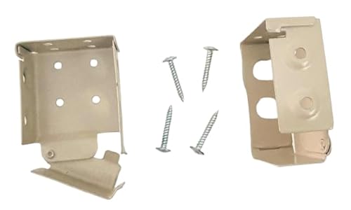 KyJyGy Low Profile Jalousien-Halterungen, 1 Set (1 links und 1 rechts) mit 4 Schrauben, Rehkitz von KyJyGy Smart Accessories