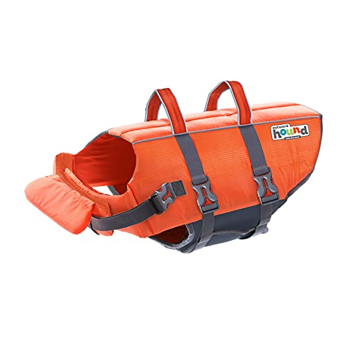 Kyjen 22021 Outward Hound Ripstop Quick Release Easy Fit Rettungsweste für Hunde, verstellbar, Größe L, orange von Outward Hound