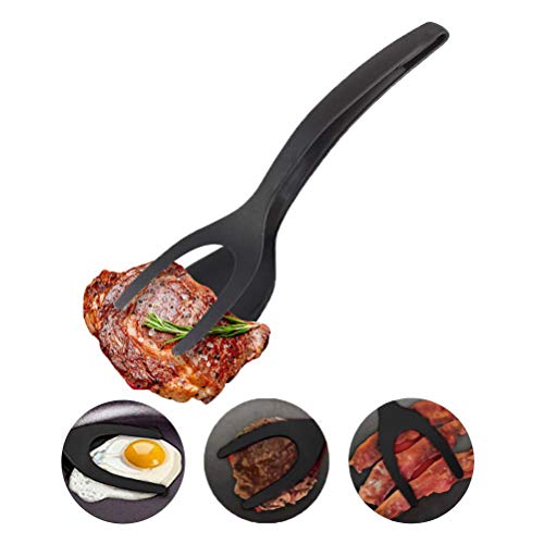 Kylewo Spachtel aus Silikon mit Antihaftbeschichtung Pfannkuchen, Hamburger, Eier. French Toast Omelet Fried Egg Turners Grip and Flip Spachtel Brotzange Kylewo Spachtel aus Silikon mit Antihaftbeschichtung Pfannkuchen, Hamburger, Eier. French Toast Omelet Fried Egg Turners Grip and Flip Spachtel Brotzange von Kylewo