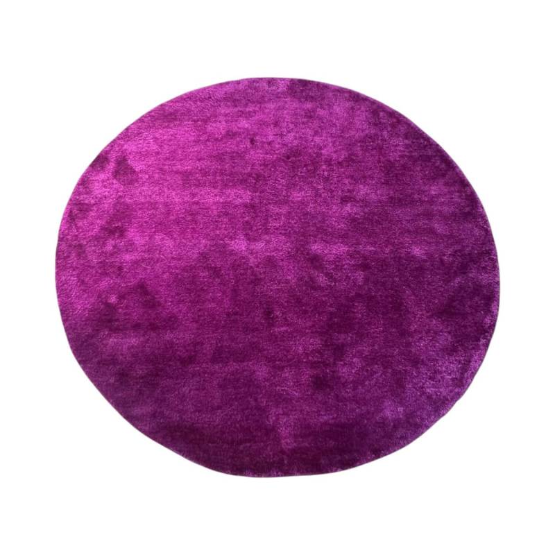 Teppich The Finest Mohair Wolle Dark Purple Violett 200x200 Teppich The Finest Mohair Wolle Dark Purple Violett 200x200 von Kymo