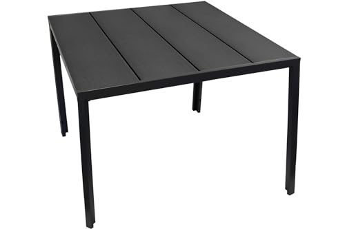 Kynast Gartentisch Aluminium 90 x 90 cm Nonwood anthrazit/schwarz, 613-401576 von Kynast Garden