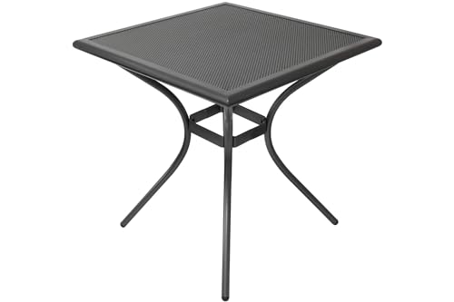 Kynast Streckmetall Garten Tisch 70 x 70 cm Bistrotisch Metall anthrazit von Kynast