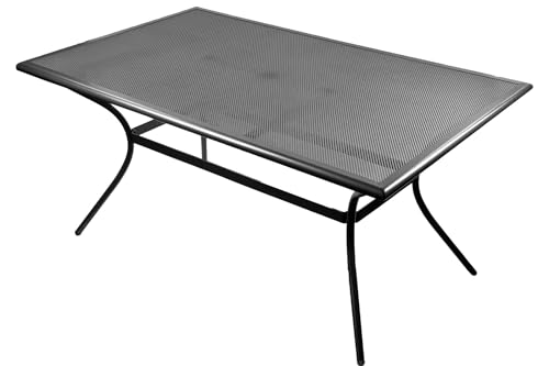 Kynast Garden Streckmetall Gartentisch 150 x 90 cm Metalltisch Esstisch anthrazit von Kynast Garden
