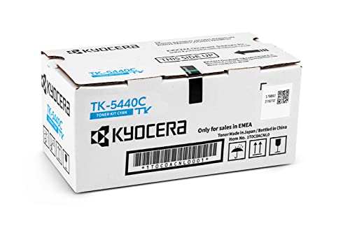 Kyocera TK-5440C Toner Cyan. Original Tonerkartusche für bis zu 2400 Seiten. Toner Drucker kompatibel für PA2100cx, PA2100cwx, MA2100cfx und MA2100cwfx Kyocera TK-5440C Toner Cyan. Original Tonerkartusche für bis zu 2400 Seiten. Toner Drucker kompatibel für PA2100cx, PA2100cwx, MA2100cfx und MA2100cwfx von Kyocera