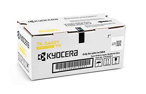 Kyocera TK-5440Y Gelb. Original Toner-Kartusche. Kompatibel für PA2100cx, PA2100cwx, MA2100cfx und MA2100cwfx von Kyocera