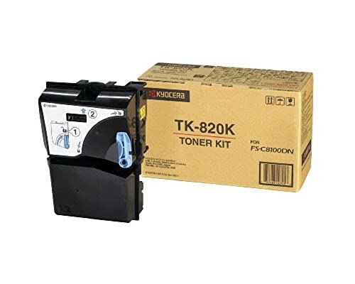 Kyocera 1T02HP0EU0 TK-820K Tonerkartusche 15.000 Seiten, schwarz von Kyocera