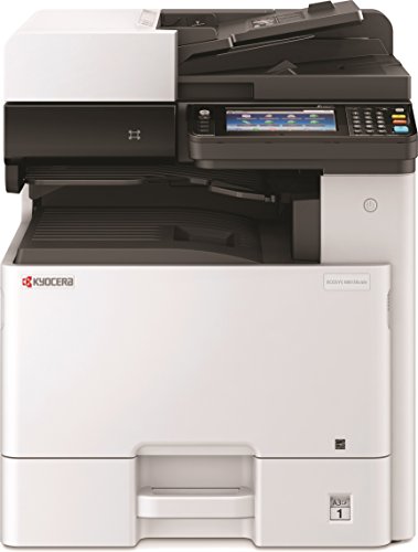 Kyocera Ecosys M8130cidn/Plus Farblaserdrucker Multifunktionsgerät mit Touchpanel: Drucker Scanner Kopierer. 30 Seiten pro Minute. Mobile-Print, Din A3 Drucker inkl. 3 Jahre Full Service Vor-Ort von Kyocera