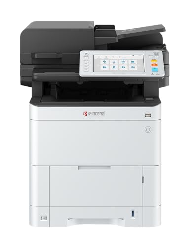 Kyocera Ecosys MA3500cifx Farblaserdrucker Multifunktionsgerät, Duplex, 35 Seiten pro Minute Drucker Scanner Kopierer, Faxen, Laserdrucker Multifunktionsgerät, Touchpanel, Gigabit LAN, Mobile Print von Kyocera