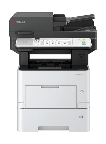 Kyocera Ecosys MA5500ifx/Plus Multifunktionsdrucker Schwarz Weiss, 55 Seiten pro Minute. Drucker Scanner Kopierer, Fax. Touchpanel, LAN und Mobile Print, inkl. 3 Jahre Full Service Vor-Ort von Kyocera