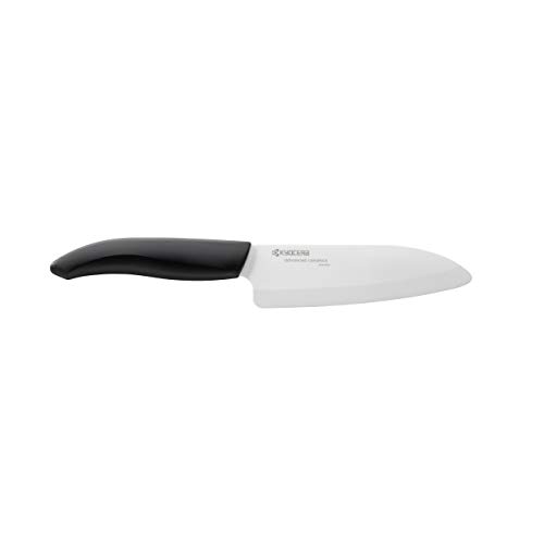 KYOCERA - GEN Series -kleines Santoku-Keramikmesser aus Hochleistungskeramik | extrem scharf | ultraleicht | hohe Bruchfestigkeit | handgeschliffen. Klingenlänge: 14 cm, Schwarz KYOCERA - GEN Series -kleines Santoku-Keramikmesser aus Hochleistungskeramik | extrem scharf | ultraleicht | hohe Bruchfestigkeit | handgeschliffen. Klingenlänge: 14 cm, Schwarz von Kyocera
