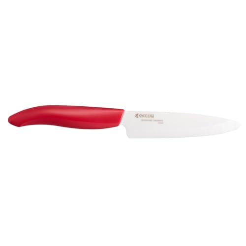 Kyocera GEN RED Keramik Obst-& Gemüsemesser | Klinge: 11 cm | ergonomischer Griff | extrem scharfes Küchenmesser | Kochmesser Profi Messer | einfaches Schneiden von Obst und Gemüse Kyocera GEN RED Keramik Obst-& Gemüsemesser | Klinge: 11 cm | ergonomischer Griff | extrem scharfes Küchenmesser | Kochmesser Profi Messer | einfaches Schneiden von Obst und Gemüse von Kyocera