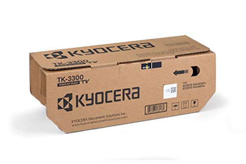 Kyocera TK-3300 Original Toner-Kartusche Schwarz. Kompatibel für Ecosys MA4500ix und Ecosys MA4500ifx von Kyocera