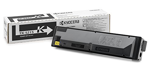 Kyocera TK-5215K Toner Schwarz. Original Tonerkartusche 1T02R60NL0. Toner Drucker kompatibel für TASKalfa 406ci. Drucker Toner für bis zu 20000 Seiten von Kyocera