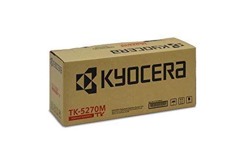 Kyocera TK-5270M Magenta. Original Toner-Kartusche 1T02TVBNL0. Kompatibel für P6230cdn, M6230cidn und M6630cidn von Kyocera