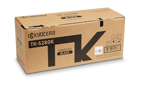 Kyocera TK-5280K Toner Schwarz, Original Tonerkartusche 1T02TW0NL0, Toner Drucker kompatibel für M6235CIDN, Drucker Toner für bis zu 11000 Seiten von Kyocera