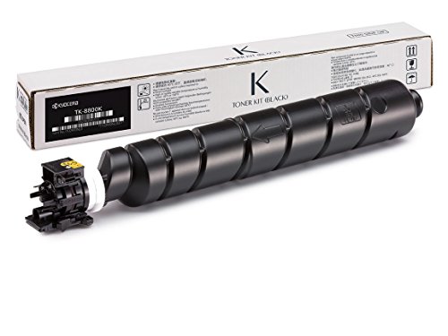 Kyocera TK-8800K Toner Drucker Schwarz. Original Tonerkartusche 1T02RR0NL0. Drucker Toner kompatibel für ECOSYS P8060cdn. Druckertoner für bis zu 30000 Seiten von Kyocera