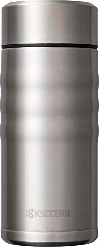 Kyocera TWIST TOP - isolierte Trinkflasche mit keramischer Innenbeschichtung | schadstoff-frei | auslaufsicher | leicht | stylisch | edelstahl, 350 ml von KYOCERA Kitchen Products