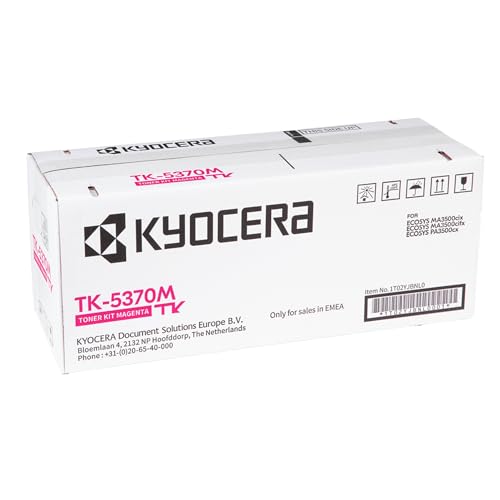 Kyocera TK-5370M Magenta. Original Toner-Kartusche. Toner Drucker kompatibel für PA3500cx, MA3500cix und MA3500cifx von Kyocera