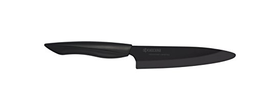 Kyocera ZK-130-BK-BK SHIN Keramik-Universalmesser Messer, Kunststoff, Schwarz, 26.2 x 2 x 3.2 cm von KYOCERA