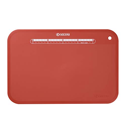 KYOCERA Kitchen Products flexibel, rot Schneidunterlage, Kunststoff, 37 x 25 x 0,2 cm von KYOCERA Kitchen Products