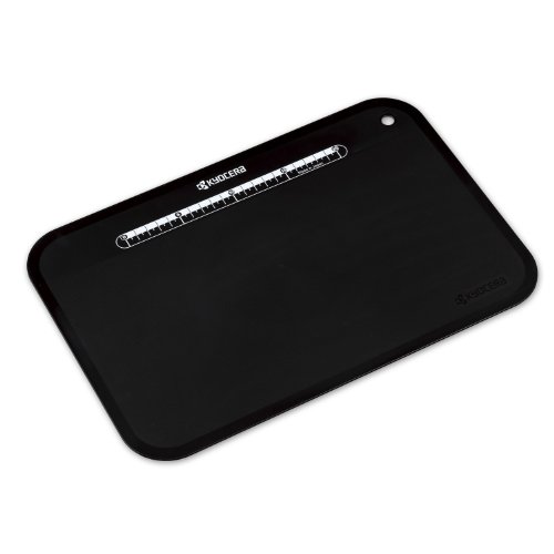 KYOCERA Kitchen Products flexibel, schwarz Schneidunterlage, Kunststoff, 37 x 25 x 0,2 cm von KYOCERA Kitchen Products