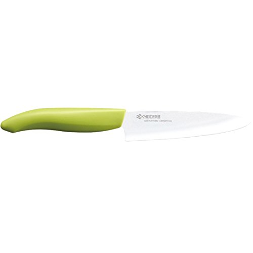 Kyocera GEN GREEN Keramik Universalmesser | Klinge 13 cm | ergonomisch geformter Griff | extrem scharfes Küchenmesser | Kochmesser Profi Messer | Messer Küche scharf Kyocera GEN GREEN Keramik Universalmesser | Klinge 13 cm | ergonomisch geformter Griff | extrem scharfes Küchenmesser | Kochmesser Profi Messer | Messer Küche scharf von Kyocera