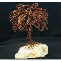 Bonsai Metallbaum/Personalisiertes Geschenk Für Sie Drahtbaum Bürodeko Wohnkultur Bonsaibaum von Kyparisa