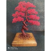 Wundervoller Metallbaum Personalisiertes Geschenk Aluminium Baum Bonsai Skulptur Home Deco Draht Kunst Für Ihn Baum von Kyparisa