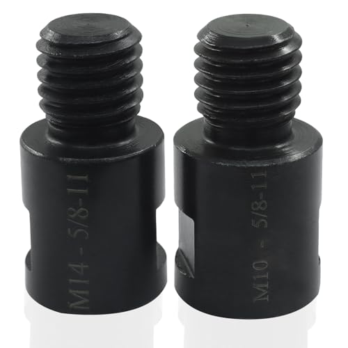 Kyuionty Winkelschleifer-Adapter, Konverter-Aufsätze, 5/8-Zoll-11 Buchse auf M14/M10 männlich, Schnittstellen-Anschlussgewinde für Polierer, Bohrer, Verbindungswerkzeug, 2 Stück Kyuionty Winkelschleifer-Adapter, Konverter-Aufsätze, 5/8-Zoll-11 Buchse auf M14/M10 männlich, Schnittstellen-Anschlussgewinde für Polierer, Bohrer, Verbindungswerkzeug, 2 Stück von Kyuionty