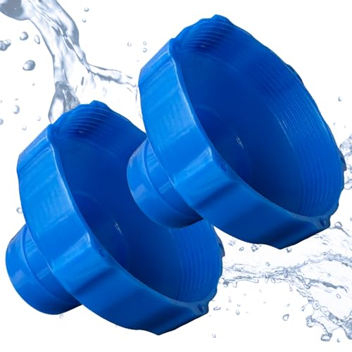 Kyzuzia 2pcs blau Poolsauger Adapter für Saugschlauch (Ø 80 mm auf Ø 38 mm), Adapter für Saugschlauch für Quick-up Pools von Kyzuzia