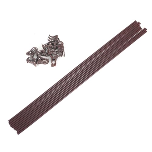 Kznifmk 10-Teilige Pflanzenstützen für Zimmerpflanzen 50cm Pflanzenstäbe Unterstützung Wie Abgebildet Biegsamer Metallstahl von Kznifmk