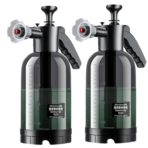 Kznifmk 2-Liter-Schaumsprüher - Autowasch-Handschaumflaschen-Seifensprüher für die Rasen- und Gartenreinigung, Fahrzeugreinigung Kznifmk 2-Liter-Schaumsprüher - Autowasch-Handschaumflaschen-Seifensprüher für die Rasen- und Gartenreinigung, Fahrzeugreinigung von Kznifmk