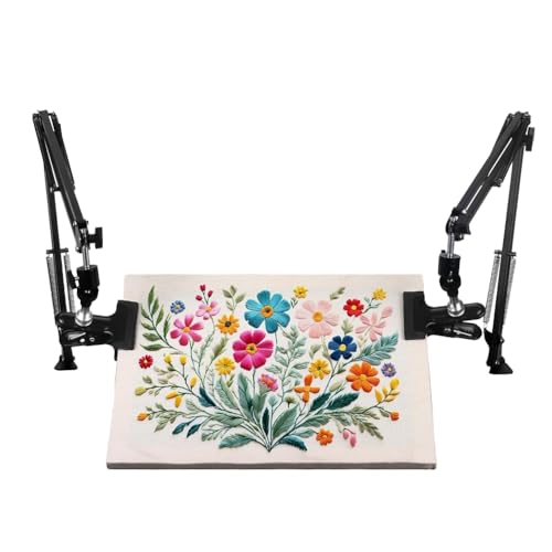 Kznifmk 2-Teiliger Verstellbarer Stickrahmenständer, Handstickrahmenständer, Metall-Stickrahmenständer, Zusammenklappbarer Handstickständer Kznifmk 2-Teiliger Verstellbarer Stickrahmenständer, Handstickrahmenständer, Metall-Stickrahmenständer, Zusammenklappbarer Handstickständer von Kznifmk