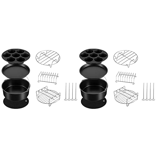 Kznifmk 2er-Set Schnellkochtopf, Dampfgarer und Luftfritteuse, Backzubehör, kompatibel mit Foodi 5 & 6,5 & 8 Qt OP101, OP301, OP302 Kznifmk 2er-Set Schnellkochtopf, Dampfgarer und Luftfritteuse, Backzubehör, kompatibel mit Foodi 5 & 6,5 & 8 Qt OP101, OP301, OP302 von Kznifmk