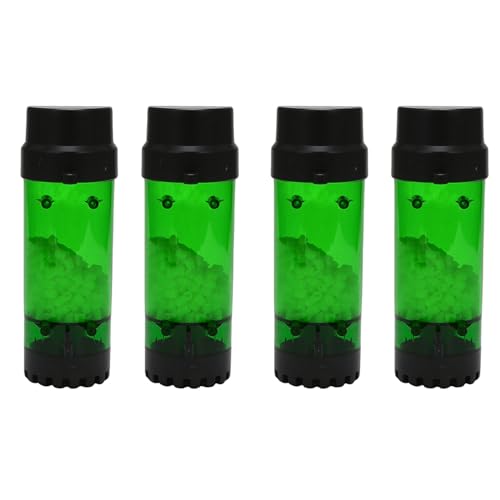 Kznifmk 3 x Aquarium-Fischfilter, , fließend, mit Luftfilterstein und Schwamm LH-600 von Kznifmk