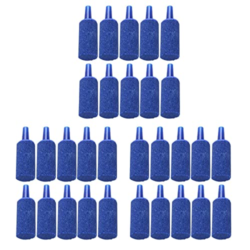 Kznifmk 30 Stück Luftbehälter für Aquarien, Sauerstoffdiffusor, 3,9 x 1,3 cm von Kznifmk