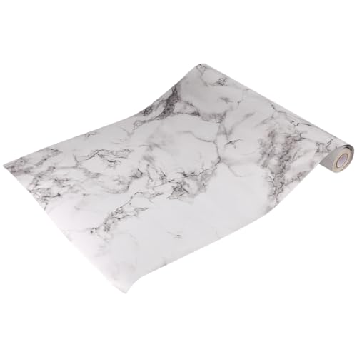 Kznifmk 40 cm X 10 M, Selbstklebende Tapete, für Badezimmer, Küchenschrank, Arbeitsplatte, Kontaktpapier, PET, wasserdichte Wandaufkleber von Kznifmk