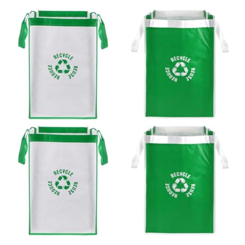 Kznifmk 4PCS Recycling-Müllsack für Küchenabfalltrennung zu Hause, wasserdichte Korbkompartiment-Container Kznifmk 4PCS Recycling-Müllsack für Küchenabfalltrennung zu Hause, wasserdichte Korbkompartiment-Container von Kznifmk