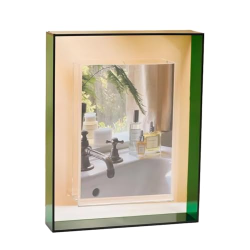Kznifmk 5-Fotorahmen Aus Transparentem Acryl, Fotokartenhalter, Bildständer für die Schreibtischdekoration im Büro und zu Hause C Kznifmk 5-Fotorahmen Aus Transparentem Acryl, Fotokartenhalter, Bildständer für die Schreibtischdekoration im Büro und zu Hause C von Kznifmk