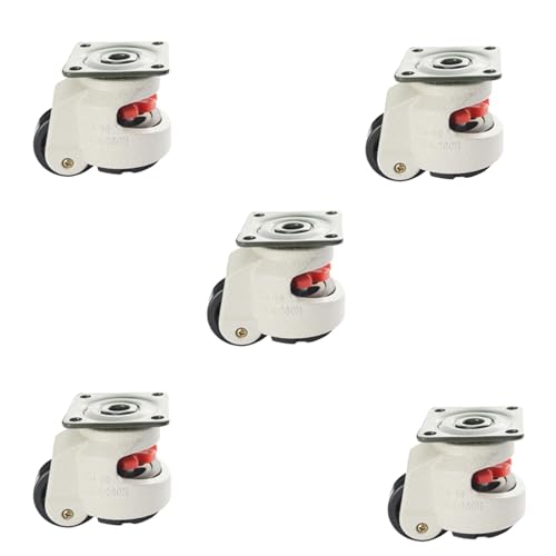 Kznifmk 5 x Gummifuß 40F Fußnivellierung Ausrüstung Wagen Lenkrolle 60 kg Tragkraft Möbel Nivellierrolle Kznifmk 5 x Gummifuß 40F Fußnivellierung Ausrüstung Wagen Lenkrolle 60 kg Tragkraft Möbel Nivellierrolle von Kznifmk