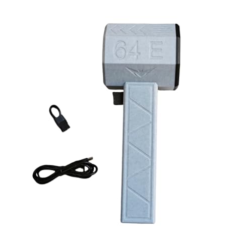 Kznifmk 64E Handventilator, Auto-Luftgebläse, 64 mm, bürstenloser Motor, leistungsstarker elektrischer Staubgebläse, Weiß, Grau und Schwarz von Kznifmk