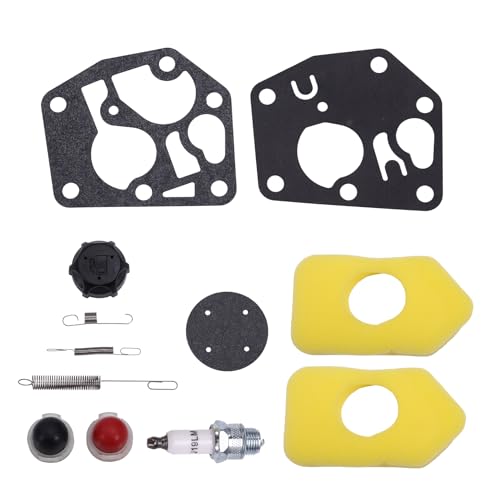 Kznifmk 698719 Drehzahlreglerfeder 495770 Vergasermembran 698369 Luftfilter für Rasenmähermotoren der Serien 450-600 mit 3,5-4,5 PS Kznifmk 698719 Drehzahlreglerfeder 495770 Vergasermembran 698369 Luftfilter für Rasenmähermotoren der Serien 450-600 mit 3,5-4,5 PS von Kznifmk