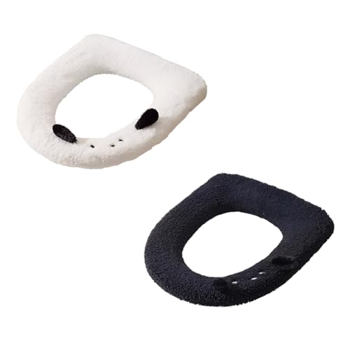 Kznifmk aus Plüsch, Toilettenkissen, , waschbar, Hund + Kaninchen von Kznifmk