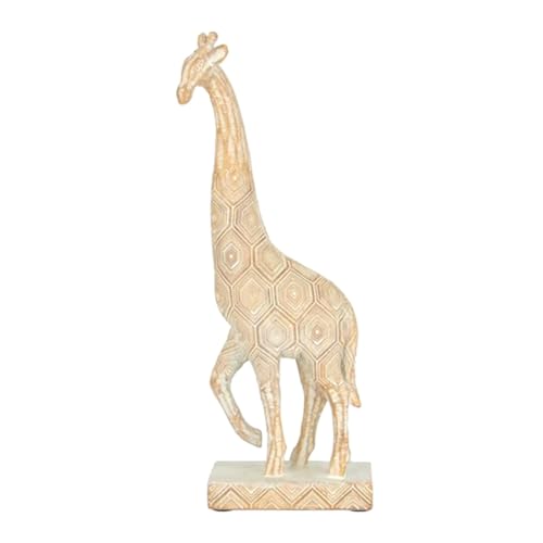 Kznifmk Boho-Giraffen-Statuen Moderne Kunstskulptur Wohnkultur-Ornamente für Schlafzimmer, Büro Wohnzimmer, Schreibtisch, Schränke. Einfach zu Benutzen und Langlebig. von Kznifmk