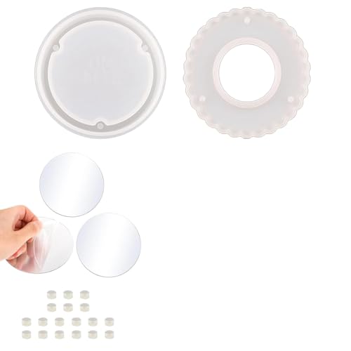 Kznifmk Formen für Aufbewahrungsbox, kompakte Formen aus Epoxidharz, Laciness, aus Silikon, Aufbewahrungsbehälter mit magnetischem Deckel von Kznifmk