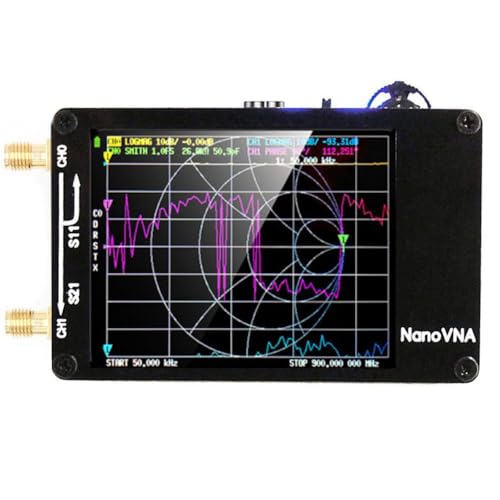 Kznifmk -H Vector Netzwerkantennenanalysator, 7,1 cm Touchscreen, 400 mAh Akku, TX/RX-Modus-Messung von Kznifmk